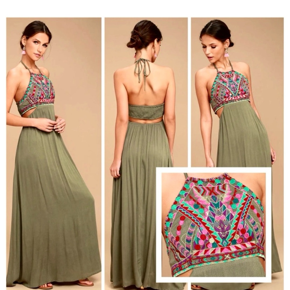 Lulus cut out maxi dress. Great for summer. New with tags.